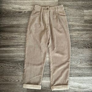Tan corduroy pants